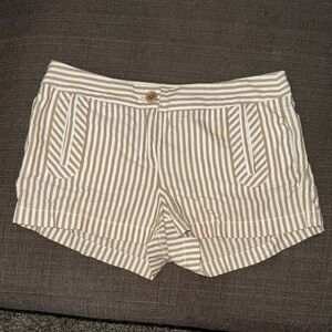 J. Crew Beige Striped Women's Shorts